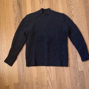 Vince Men's Dark Knit Crewneck Sweater